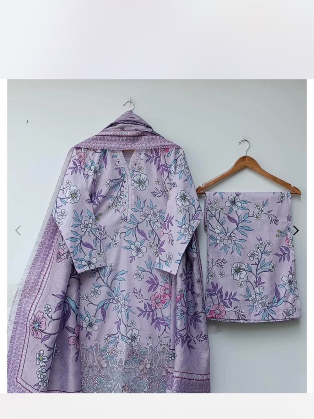 Lavender Floral 3-Piece Suit Set